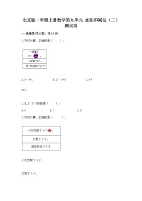 北京版一年级上册九 加法和减法（二）精品同步训练题
