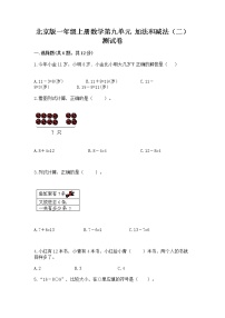 小学数学北京版一年级上册九 加法和减法（二）精品同步练习题