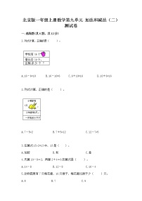 小学数学北京版一年级上册九 加法和减法（二）精品课时训练