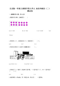 小学数学北京版一年级上册九 加法和减法（二）精品课后复习题