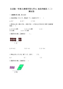 小学数学北京版一年级上册九 加法和减法（二）精品课堂检测