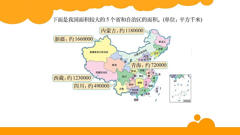 四年级上册数学课件-1.4 国土面积 - 北师大版02