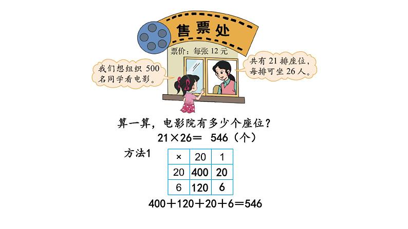 三年级下册数学课件-3.4电影院 北师大版(共22张PPT)第7页