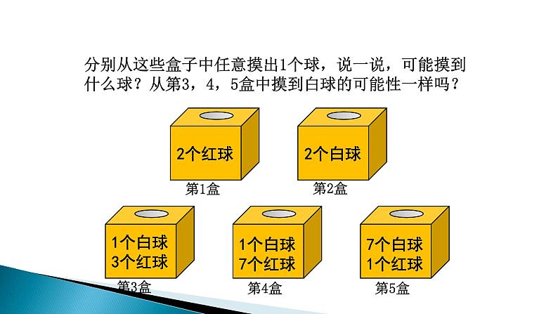 四年级上册数学课件-8.2 摸球游戏 - 北师大版02