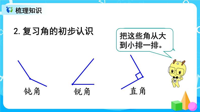 9.3 长度单位 角的初步认识 （课件）第7页