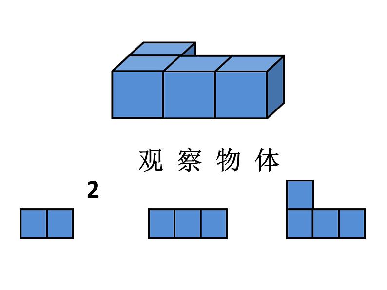 四年级数学下册课件-2 观察物体（二）13-人教版(共11张PPT)第1页