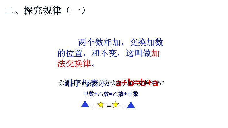 四年级数学下册课件-3.1 加法运算定律7-人教版(共17张PPT)05