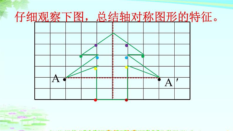 四年级数学下册课件-7.1 画轴对称图形的另一半的方法10-人教版(共17张PPT)第6页