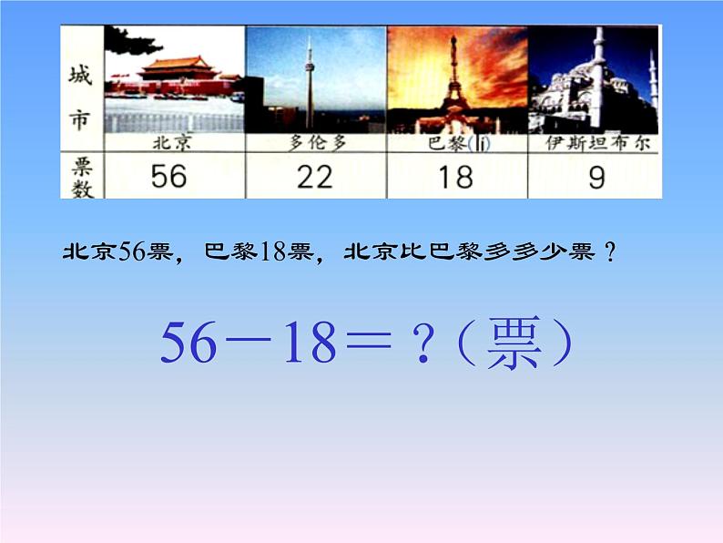 一年级下册数学课件-7.2.2 两位数减两位数（退位减）｜冀教版  (共17张PPT)07