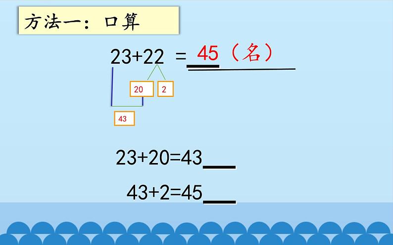 一年级下册数学课件-7.1.1 两位数加两位数｜冀教版  (共14张PPT)第4页