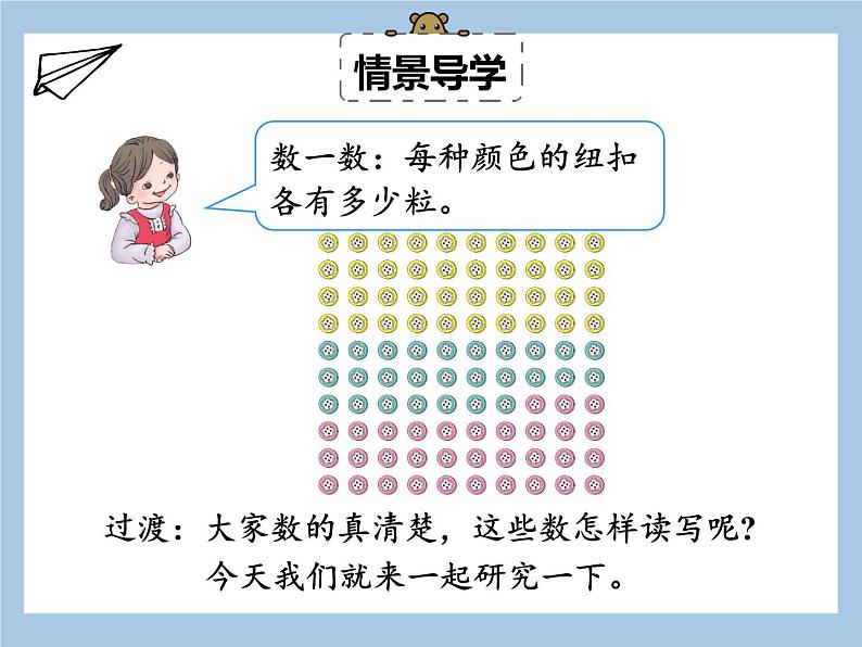 一年级下册数学课件 - 4.2  读数  写数   人教版（共22张PPT）第4页