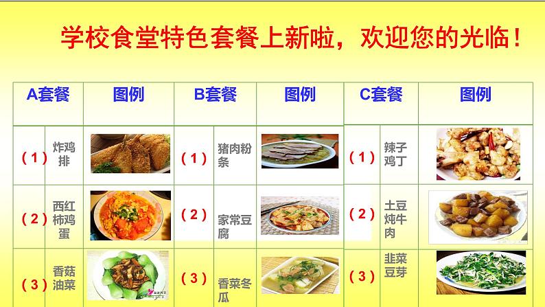 四年级数学下册课件-营养午餐2-人教版(共17张PPT)第3页