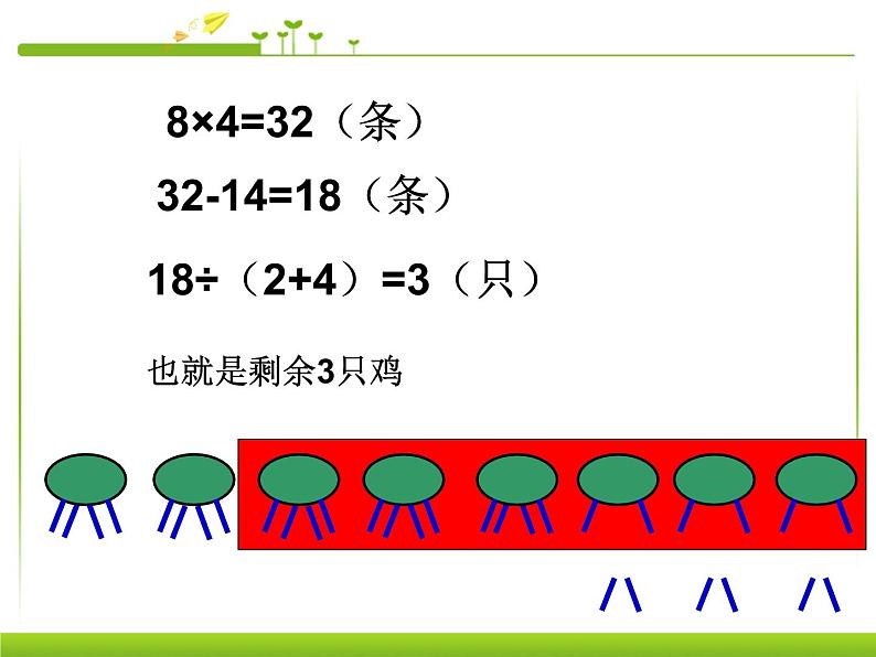 四年级数学下册课件-9 鸡兔同笼--脚差-人教版(共11张PPT)05