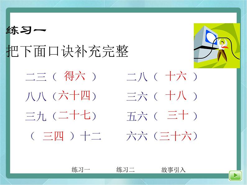 【沪教版五年制】二年级上册第四单元  9的乘、除法 ppt课件1第4页