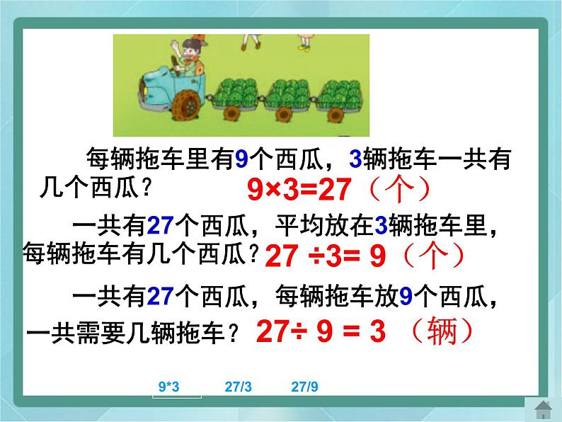 【沪教版五年制】二年级上册第四单元  看图编乘、除法问题课件05