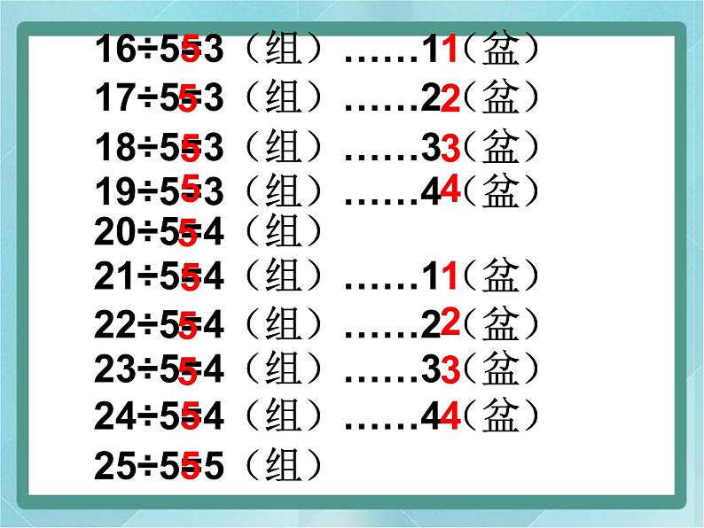 【沪教版五年制】二年级上册第四单元  有余数除法的计算方法课件第4页