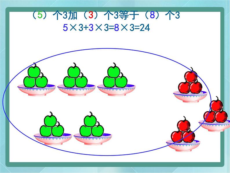 【沪教版五年制】二年级上册第六单元  5个3减3个3等于2个3课件03