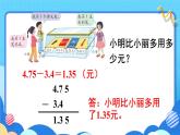 苏教版数学五上 四《小数加法和减法》第1课时 笔算小数加法和减法（1） PPT课件