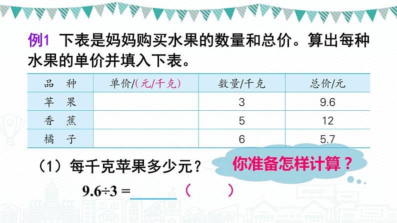 苏教版数学五上 五《小数乘法和除法》第3课时 除数是整数的小数除法 PPT课件05