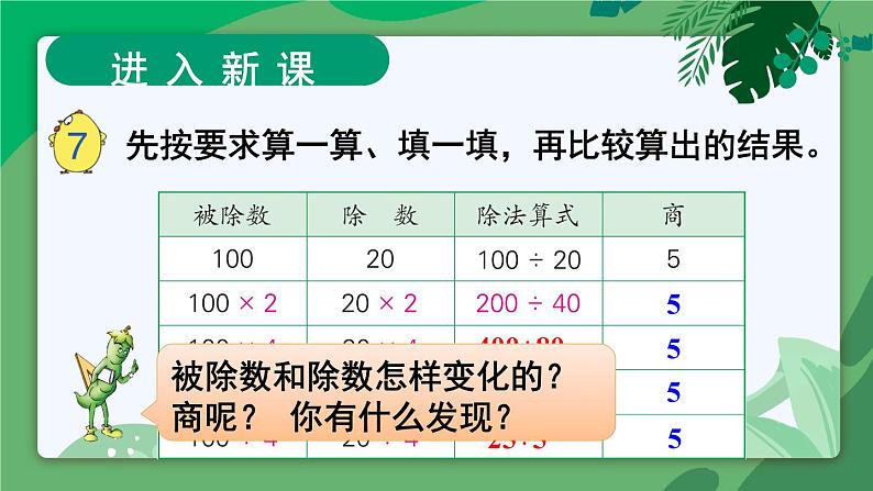 苏教版四上数学 二《两、三位数除以两位数》 第7课时 商不变的性质 PPT课件05