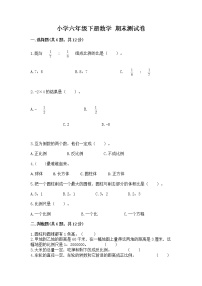 小学六年级下册数学 期末测试卷附参考答案ab卷