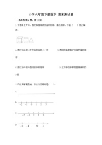 小学六年级下册数学 期末测试卷【夺分金卷】