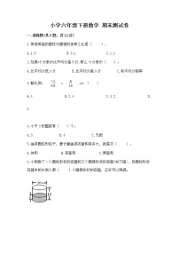 小学六年级下册数学 期末测试卷带答案（完整版）