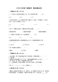 小学六年级下册数学 期末测试卷【学生专用】