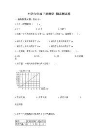 小学六年级下册数学 期末测试卷带答案（综合题）