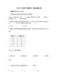 小学六年级下册数学 期末测试卷含完整答案【精品】