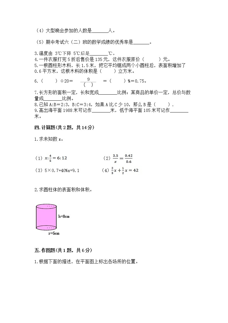小学六年级下册数学 期末测试卷精品【考点梳理】第3页