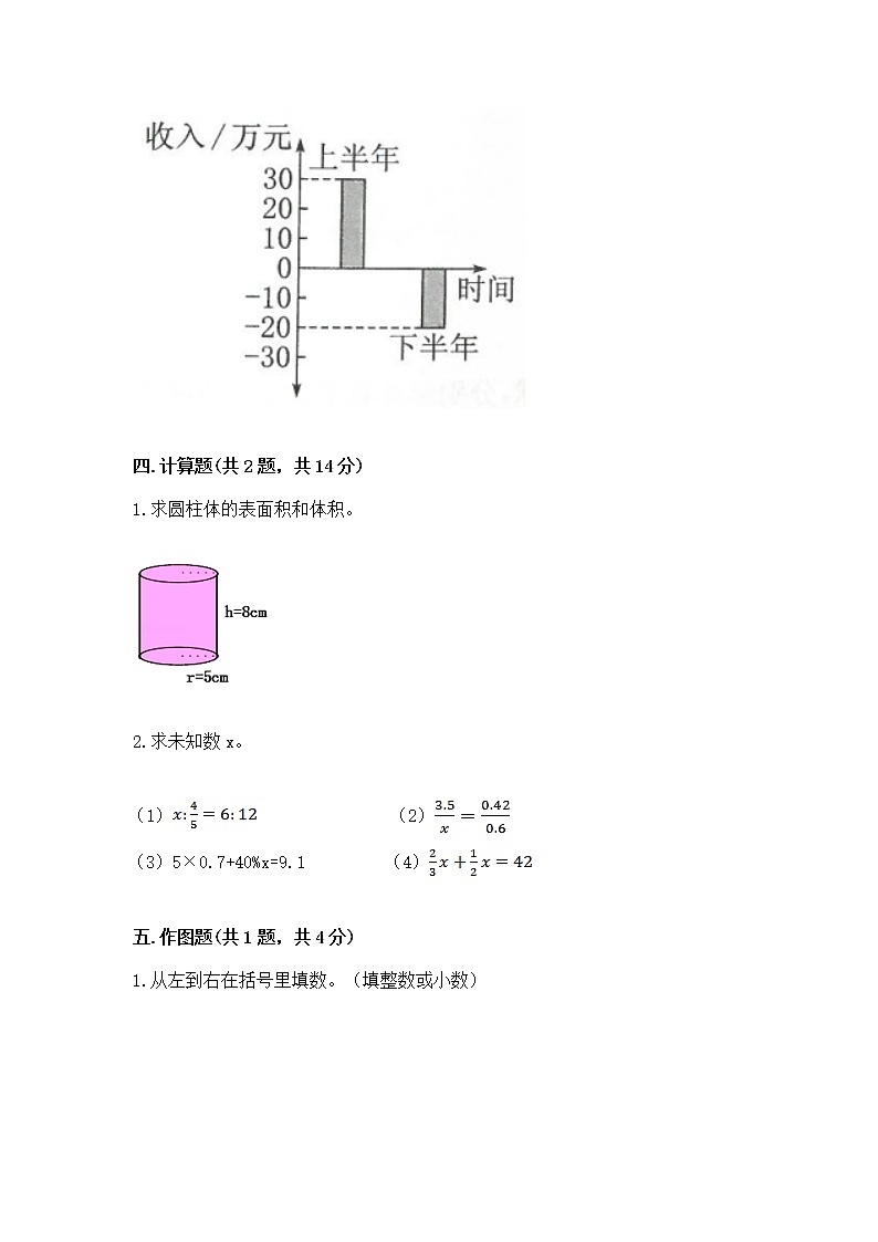 小学六年级下册数学 期末测试卷含完整答案（全国通用）第3页
