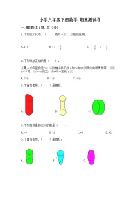 小学六年级下册数学 期末测试卷加答案下载