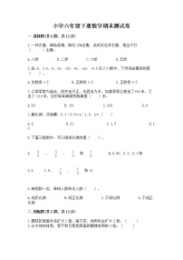 小学六年级下册数学期末测试卷附参考答案【基础题】