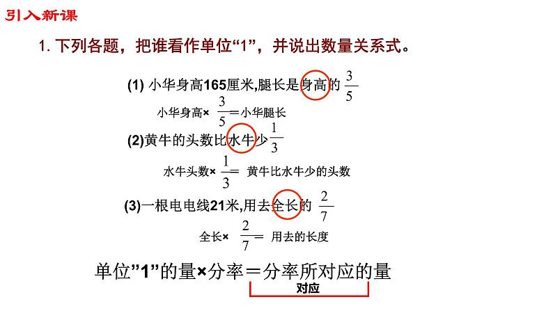 【精品备课】六年级上册数学课件-第三单元第4课时 列方程解决分数除法的实际问题 苏教版01