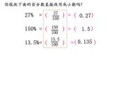 【精品课件】六年级上册数学课件-第六单元第3课时：百分数和小数的相互改写-苏教版