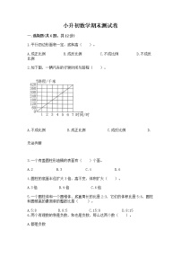 小升初数学期末测试卷带答案（最新）