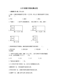 小升初数学期末测试卷带答案（实用）