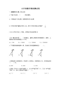 小升初数学期末测试卷【研优卷】