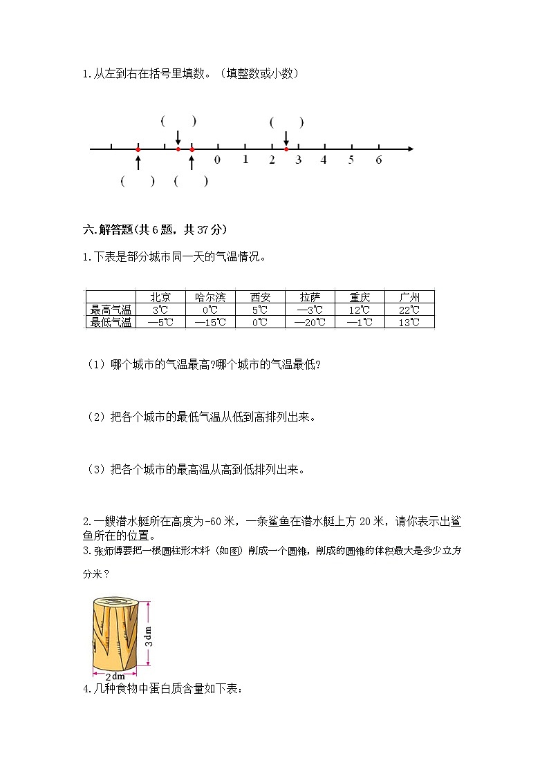 小升初数学期末测试卷【重点班】第3页
