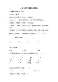 小升初数学期末测试卷（综合题）