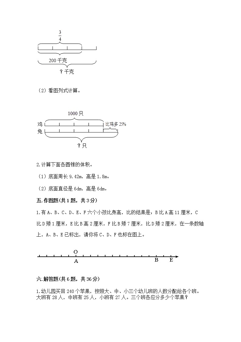 小升初数学期末测试卷（综合题）第3页