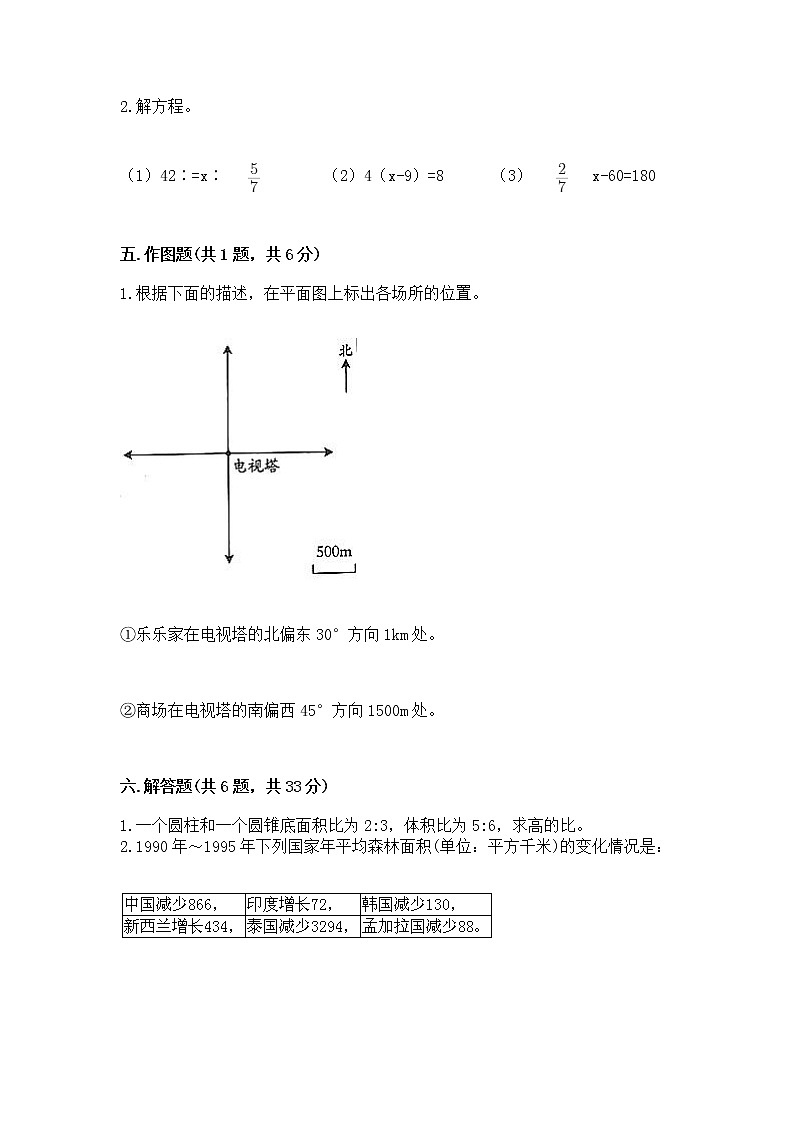 小升初数学期末测试卷（网校专用）word版第3页