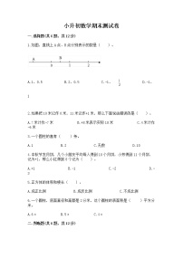 小升初数学期末测试卷（预热题）