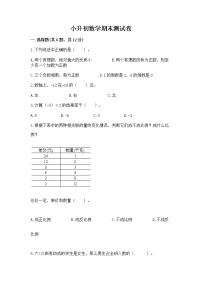 小升初数学期末测试卷（名师系列）word版