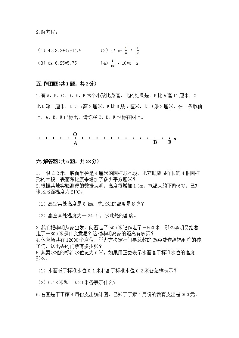 小升初数学期末测试卷【名校卷】第3页
