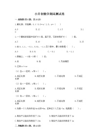 小升初数学期末测试卷（精品）word版