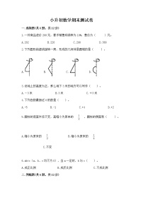 小升初数学期末测试卷含完整答案（各地真题）