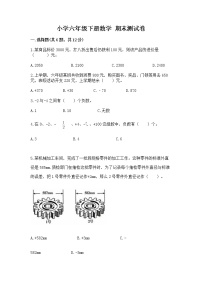 小学六年级下册数学 期末测试卷（轻巧夺冠）