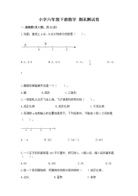 小学六年级下册数学 期末测试卷附完整答案【考点梳理】